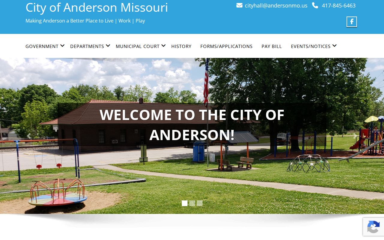 Anderson court records city contact information